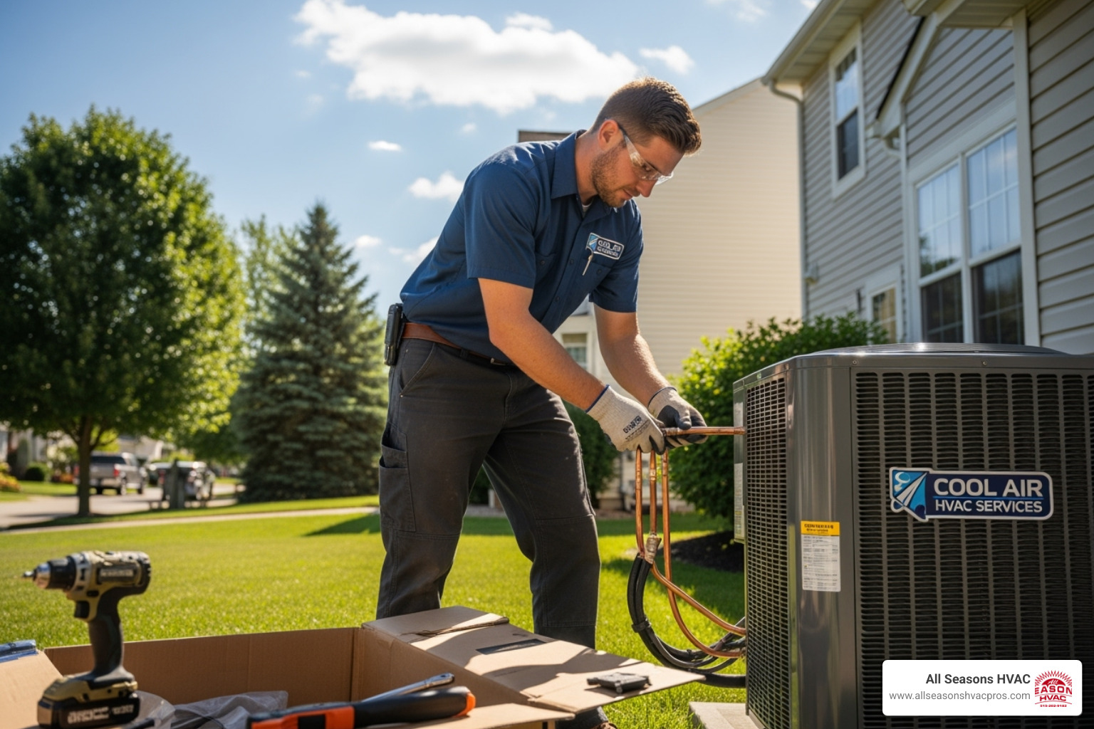 ac installation des moines ia