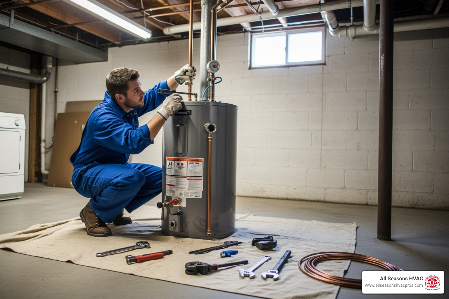 water heater installation des moines ia